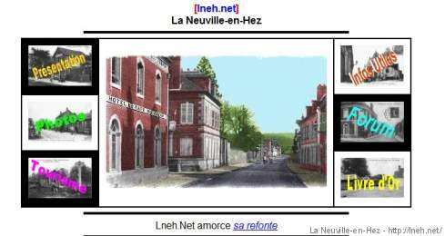Adieu l'ancien site internet de la Neuville-en-Hez!