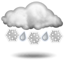 Averses de neige éparses